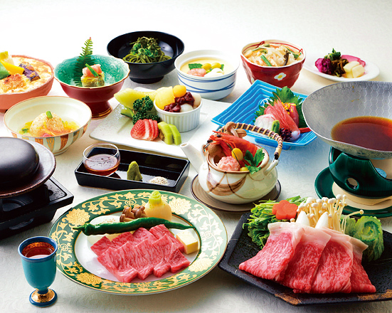 【海外限定】 ☆お料理屋さんの器 箱無し 五客 向付 輪花形 岩倉山 京 窯不詳 鉢
